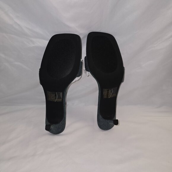 Shoedazzle Liberty Sandal in Acid Blue, Women's Size 11, NWT - Picture 6 of 8